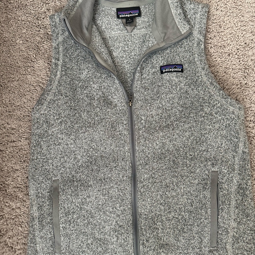 Patagonia Gray Fleece Vest